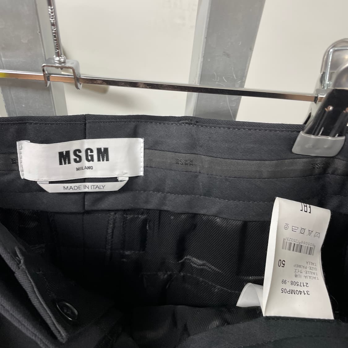 MSGM 블랙 슬랙스 50 상품이미지8
