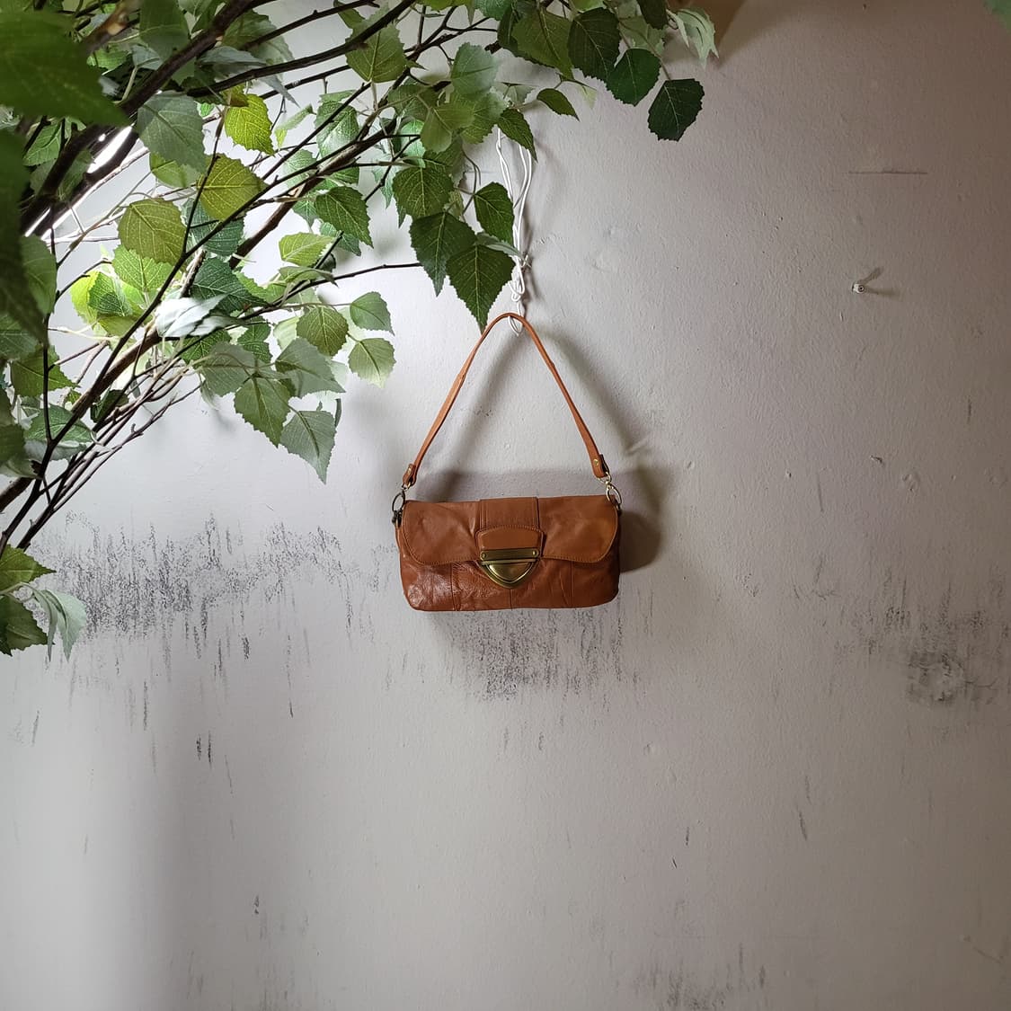 LUOWANG 올 레더 빈티지 토트백 상품이미지1