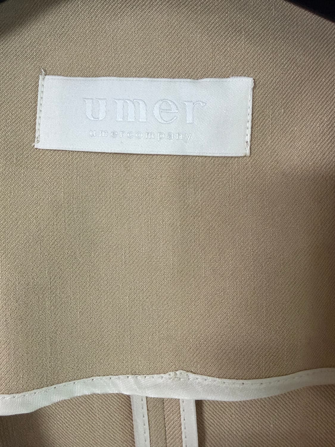 umer 유메르 페나 카라리스 자켓 베이지 새상품 상품이미지4