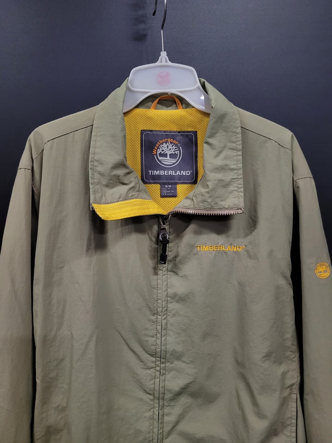 Timberland 팀버랜드 빈티지 자수로고 바람막이 집업 자켓  상품이미지2