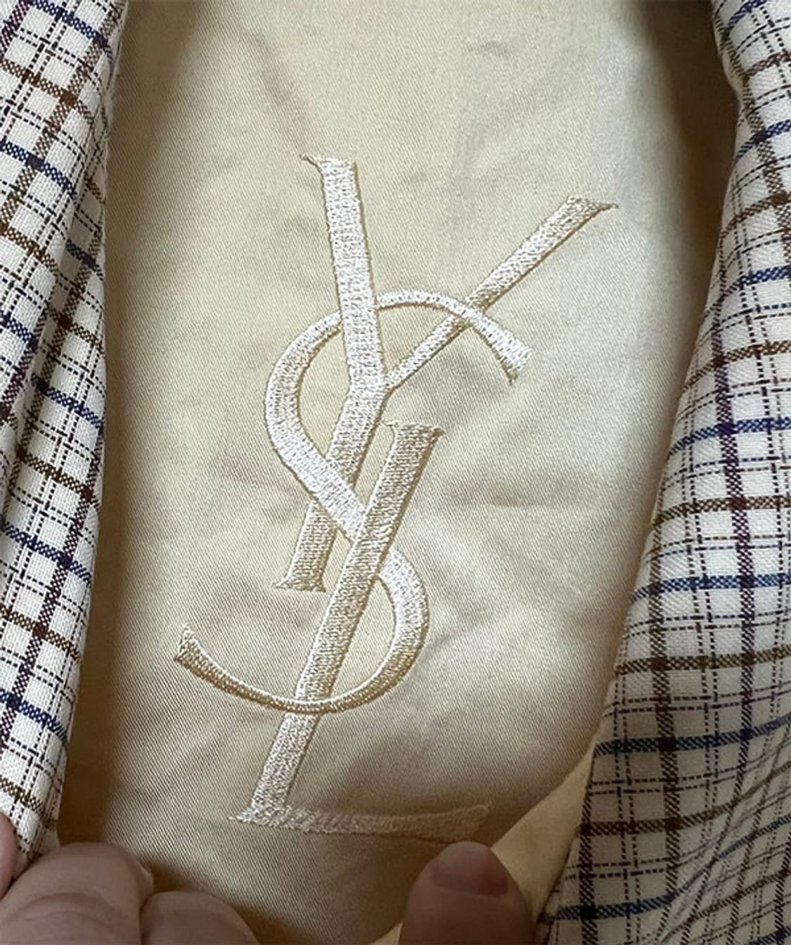 입생로랑 남자 블루종점퍼 캐주얼 춘추 XL 105 상품이미지3