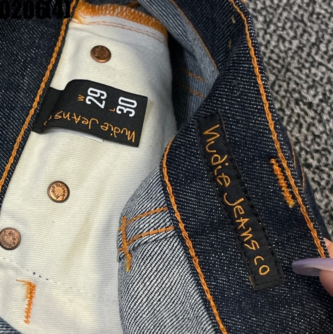 [W29L30] 누디진 생지 진청 청바지 데님 팬츠 0206(4) 상품이미지3