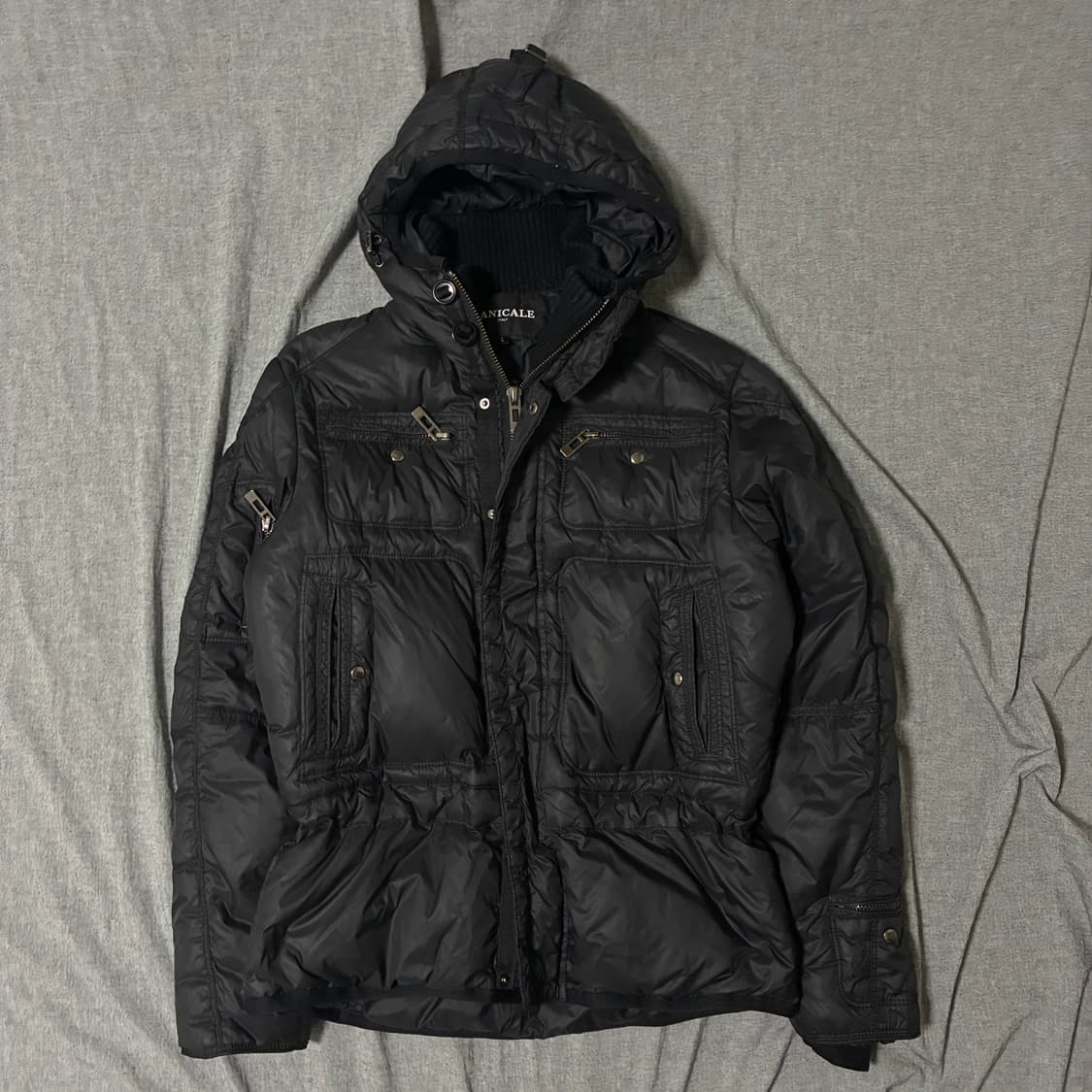 y2k 블랙 후드 패딩 점퍼 상품이미지6