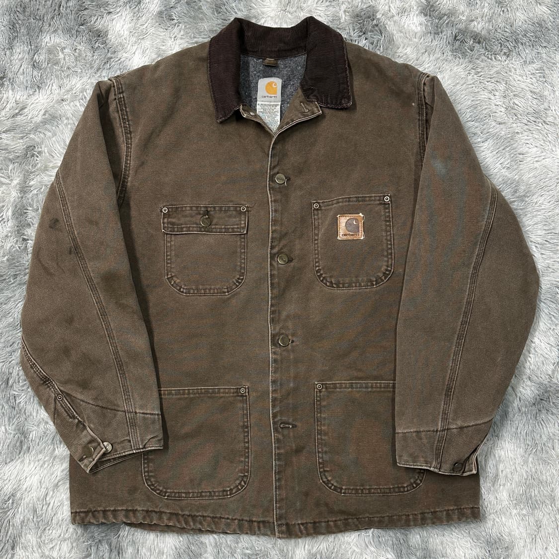 칼하트 c02 usa 브라운 초어자켓 L 상품이미지1
