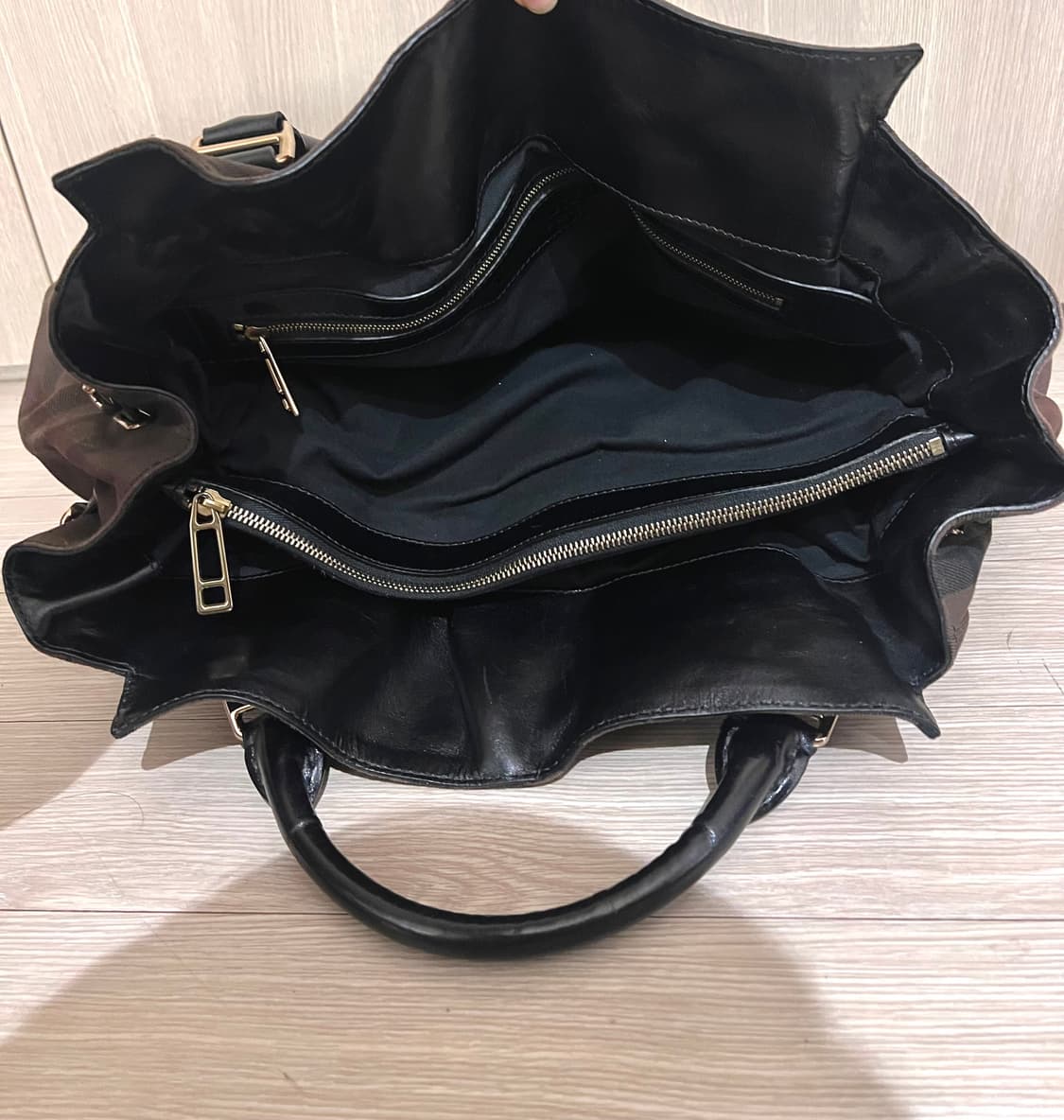 2000s Burberry Prorsum 버버리 노바체크 캔버스 숄더백 상품이미지9