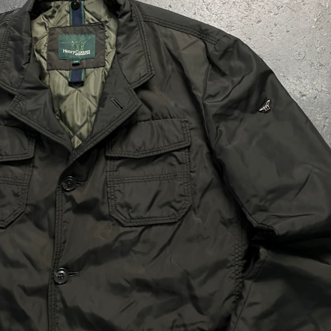 105 헨리코튼 나일론 누빔 자켓  상품이미지2