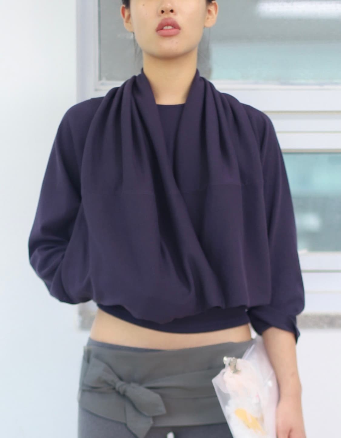 키야기 I Balloon You Top - plum 상품이미지4