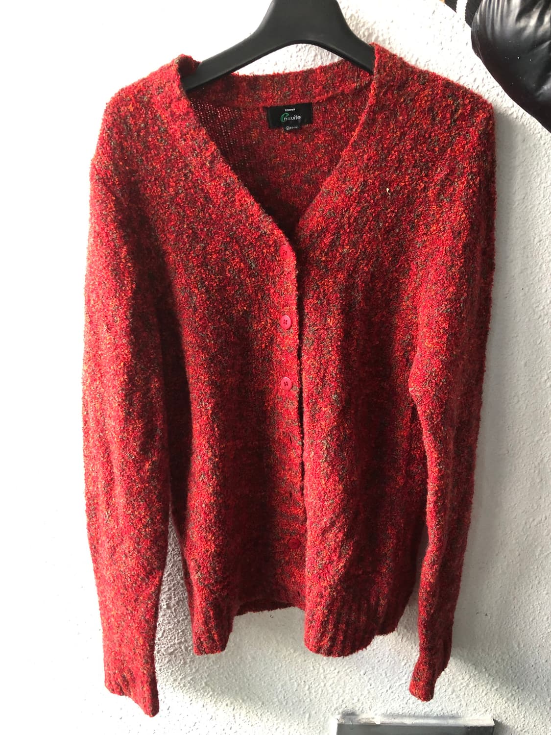 빈티지 니트 가디건 - 레드(red) 상품이미지4