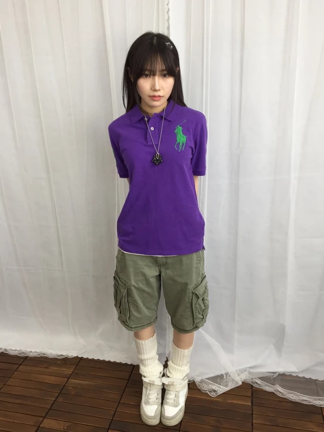 Polo Ralph Lauren Purple Big Pony Polo 상품이미지1