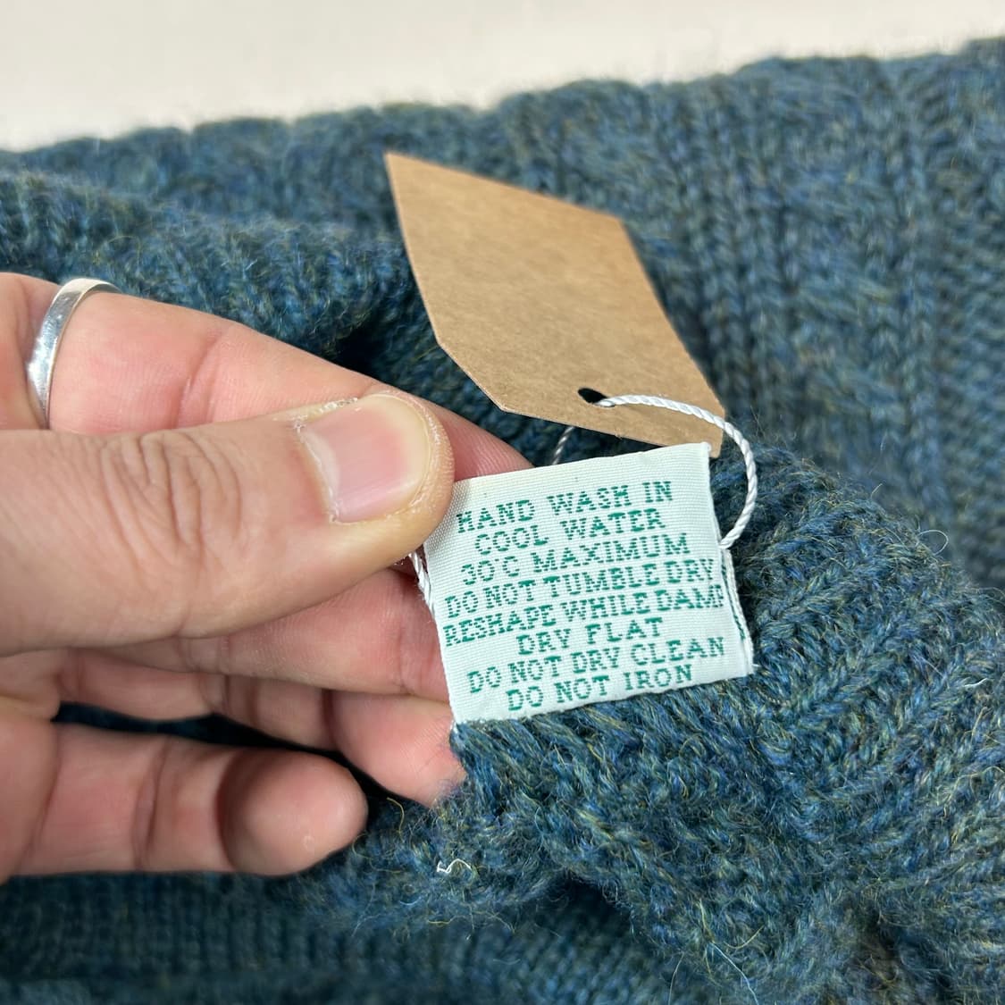 M) Aran Crafts 아란크래프트 피셔맨 울 니트 스웨터 상품이미지7