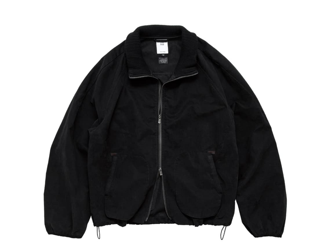 4) 폴리테루 립 자켓 블랙 상품이미지1