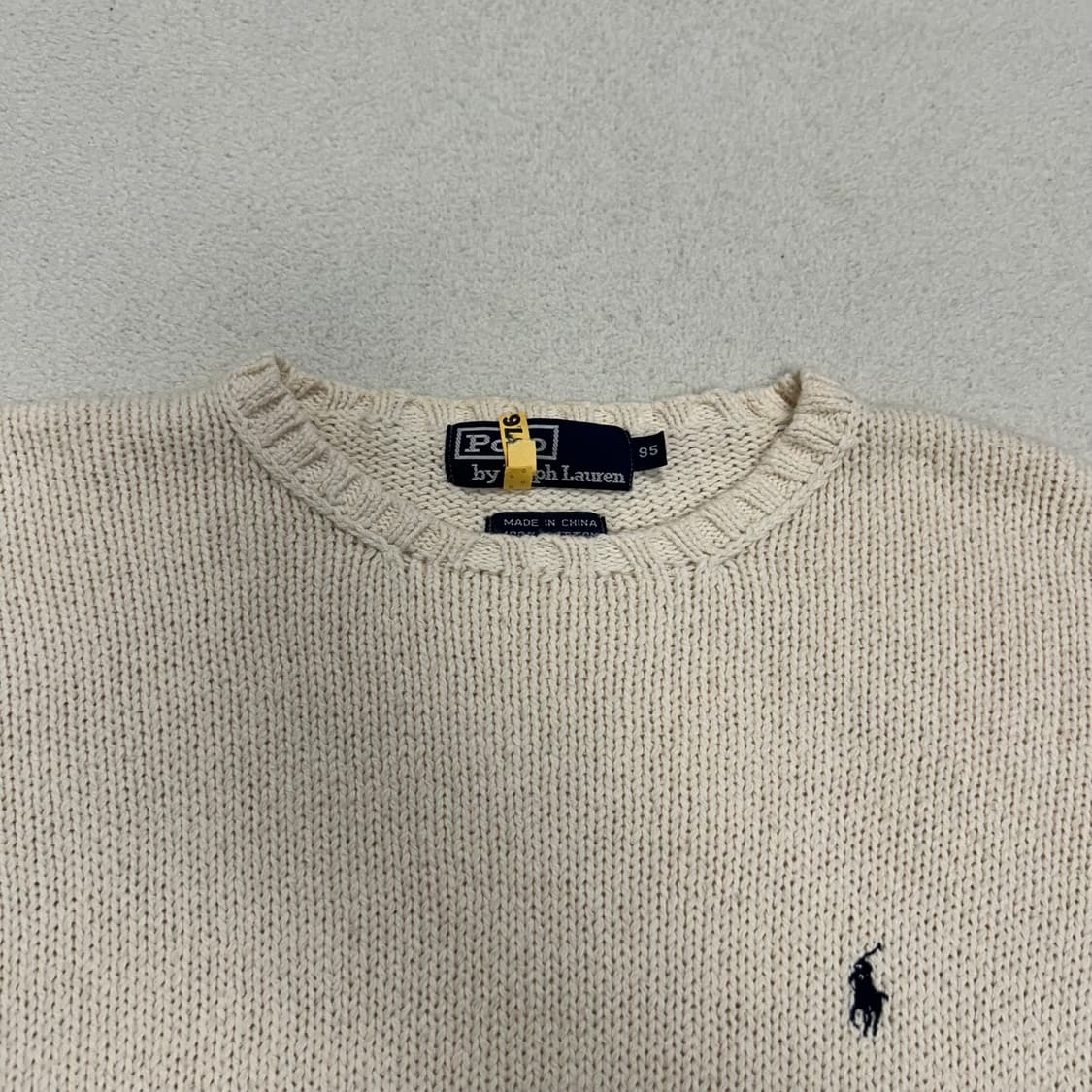 Polo Ralph Lauren ivory knit 상품이미지6