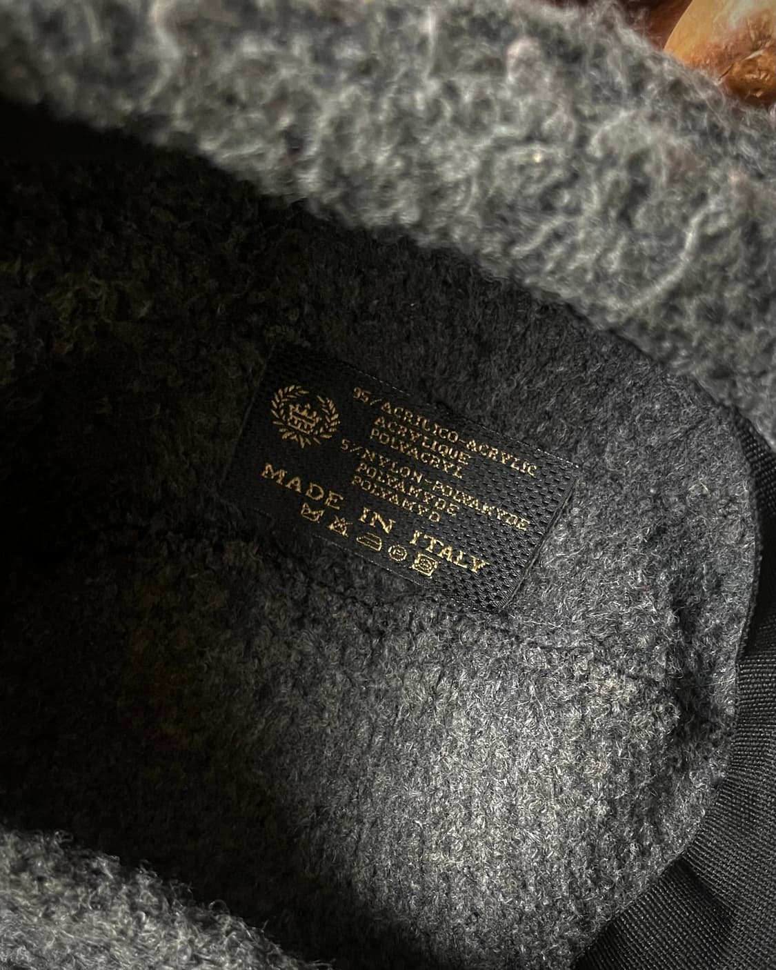 Italian Vintage Boucle Knit Hunting Cap 상품이미지9