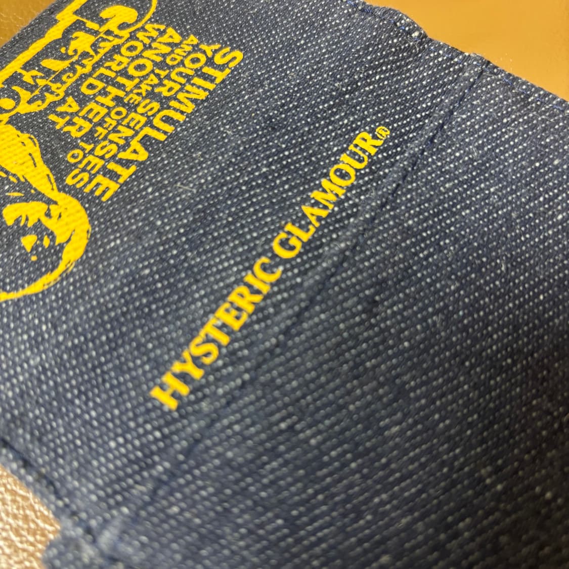 Hysteric Glamour 히스테릭글래머 데님 카드 코인 케이스 상품이미지6