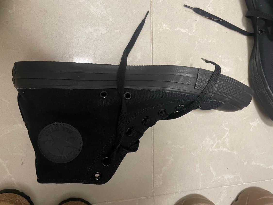 컨버스 척 하이 올블랙 상품이미지2