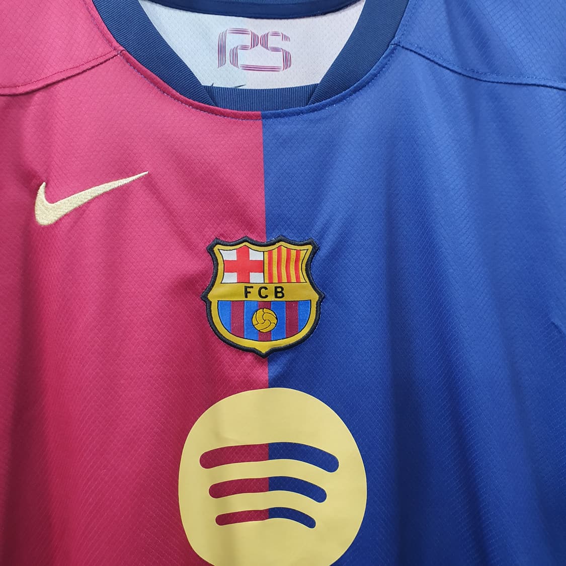 L 나이키 남성 FC바르셀로나 반팔 축구 유니폼 상품이미지2