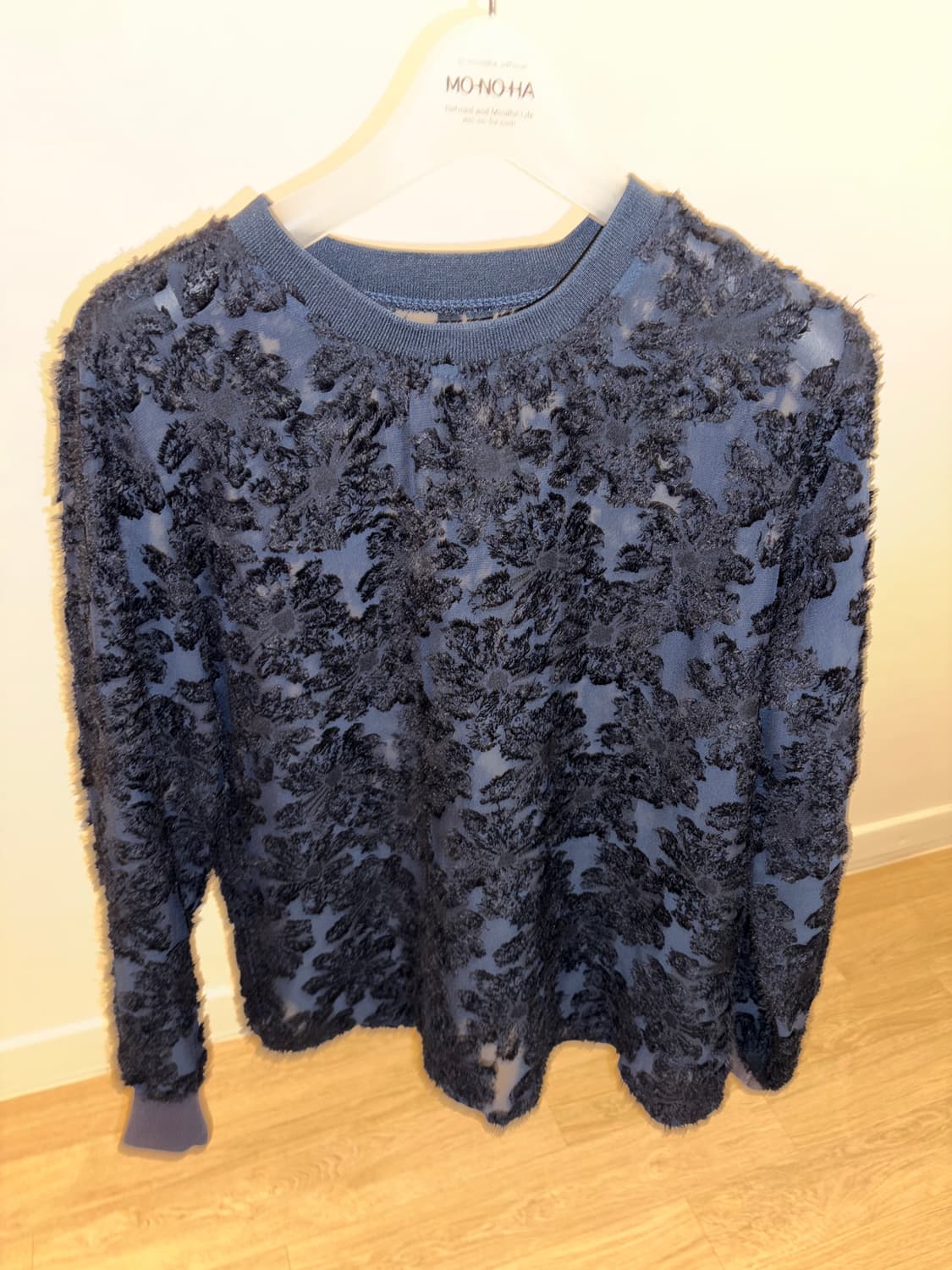 네이비 플라워 슬리브리스  (teak,cos,arket) 상품이미지8