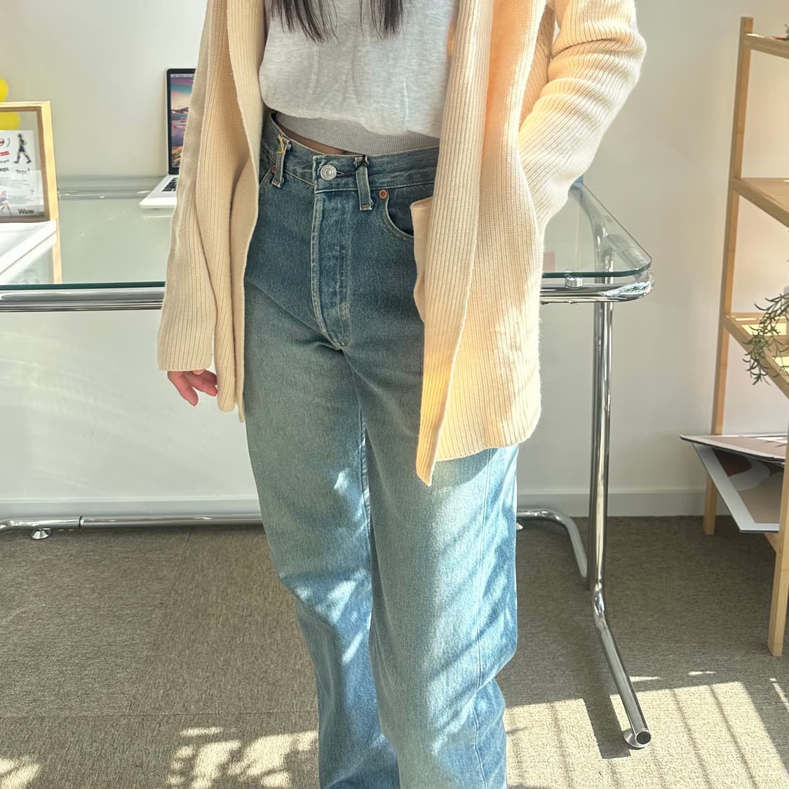 90‘s 리바이스 levis 501 데님 팬츠 상품이미지2