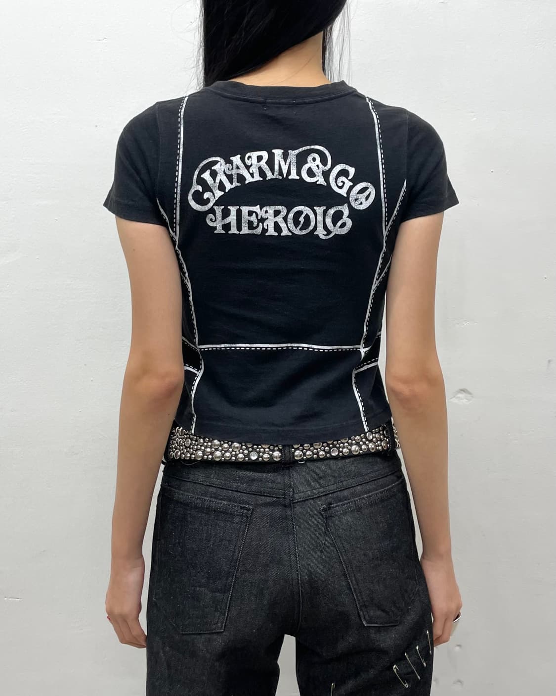 Punk Rider Jacket Long Frouille T-shirt  상품이미지3