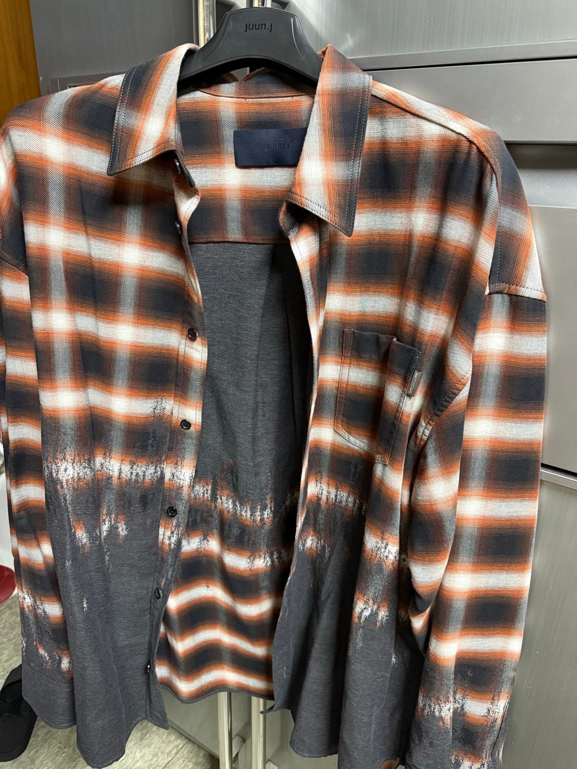 준지 체크 셔츠 48 상품이미지1