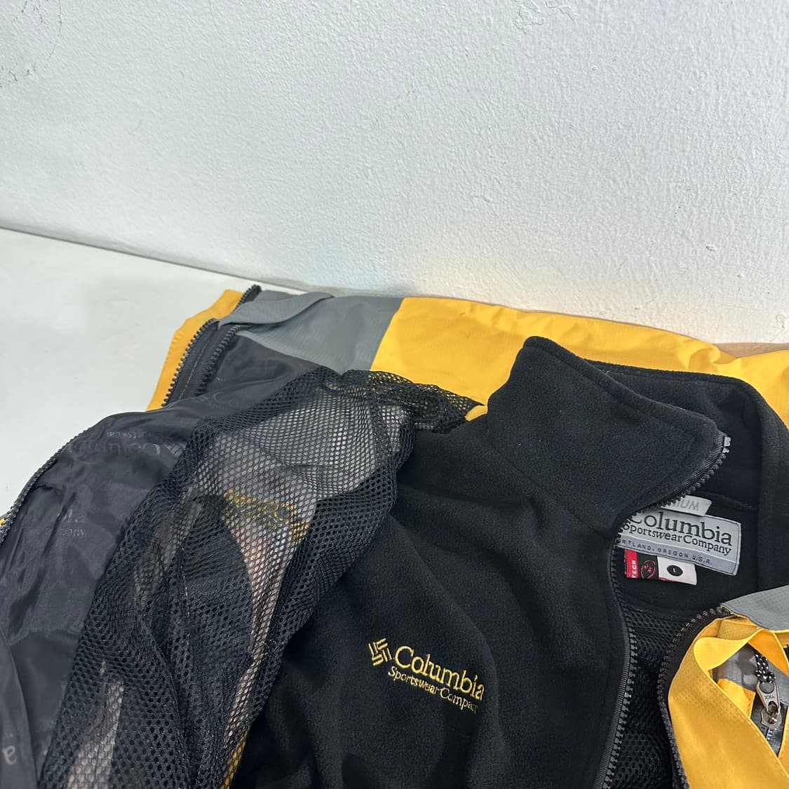 L 105 컬럼비아 후리스탈부착 투웨이 나일론 티타늄 바람막이 상품이미지7