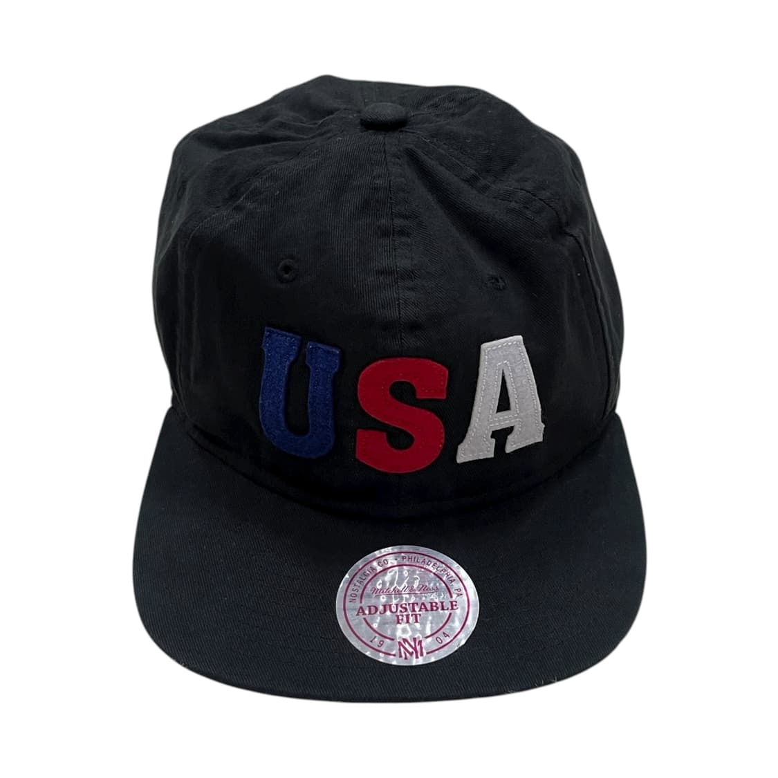 뉴발란스 X 미첼앤네스 USA 스냅백 모자 블랙 상품이미지1