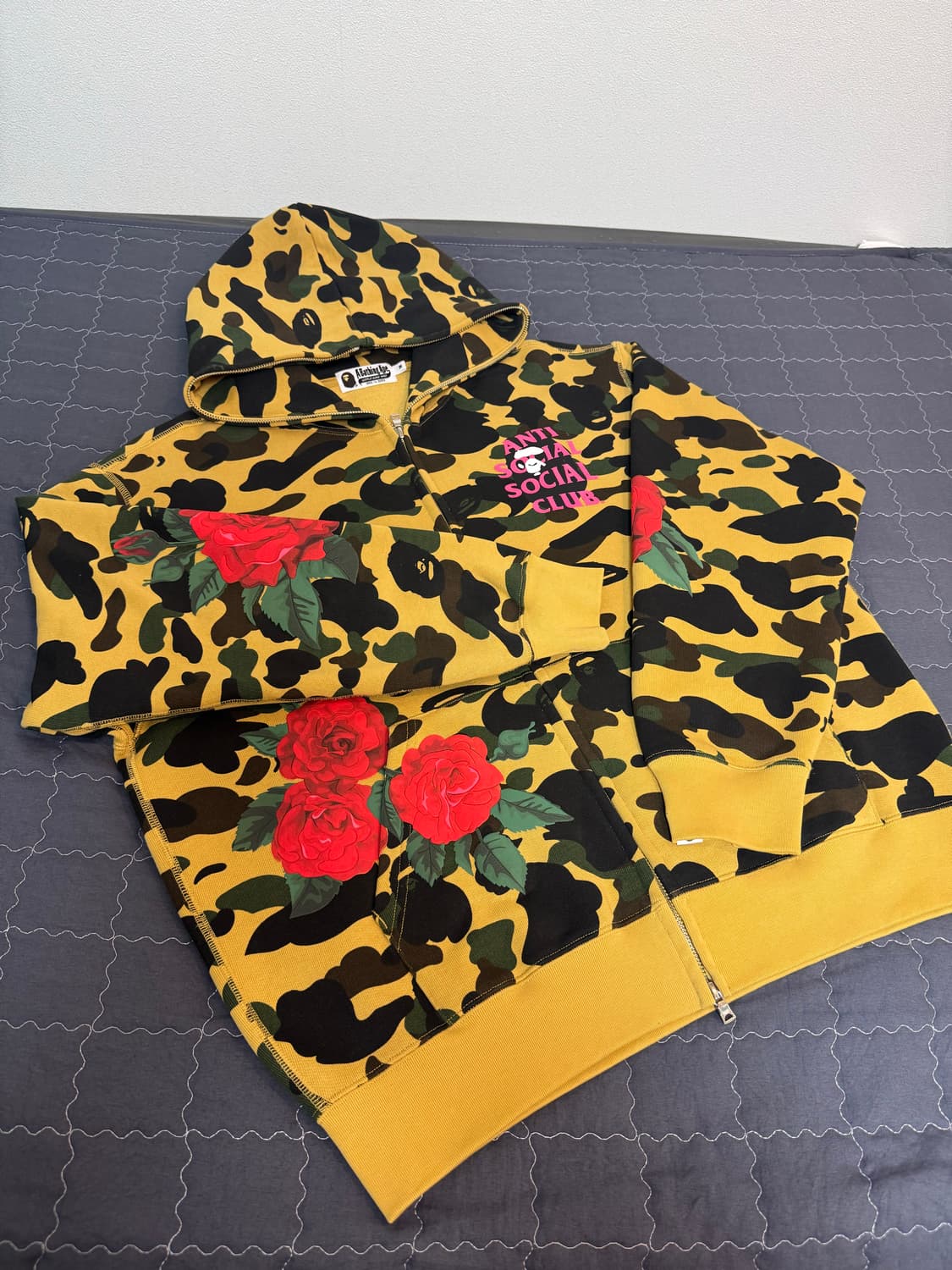 베이프 안티소셜클럽 후드집업 M 상품이미지1