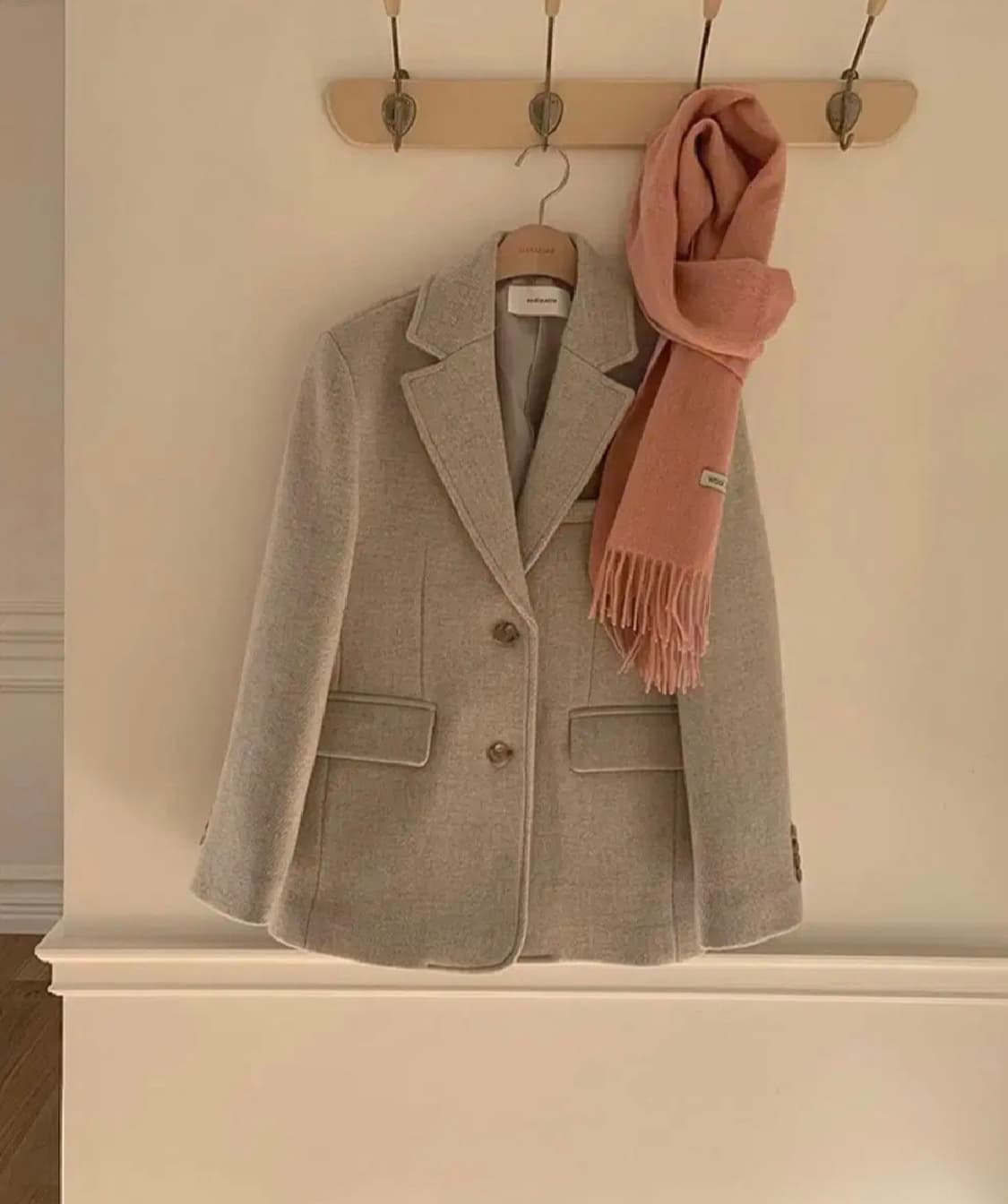 (택포) 가내스라 ordinaire 위드 울 코트자켓 상품이미지2