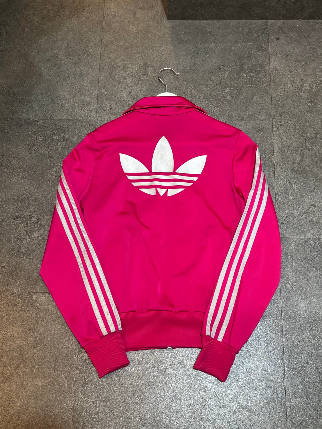 아디다스 파이어버드 여성 빅로고 져지 핑크 85사이즈 상품이미지3