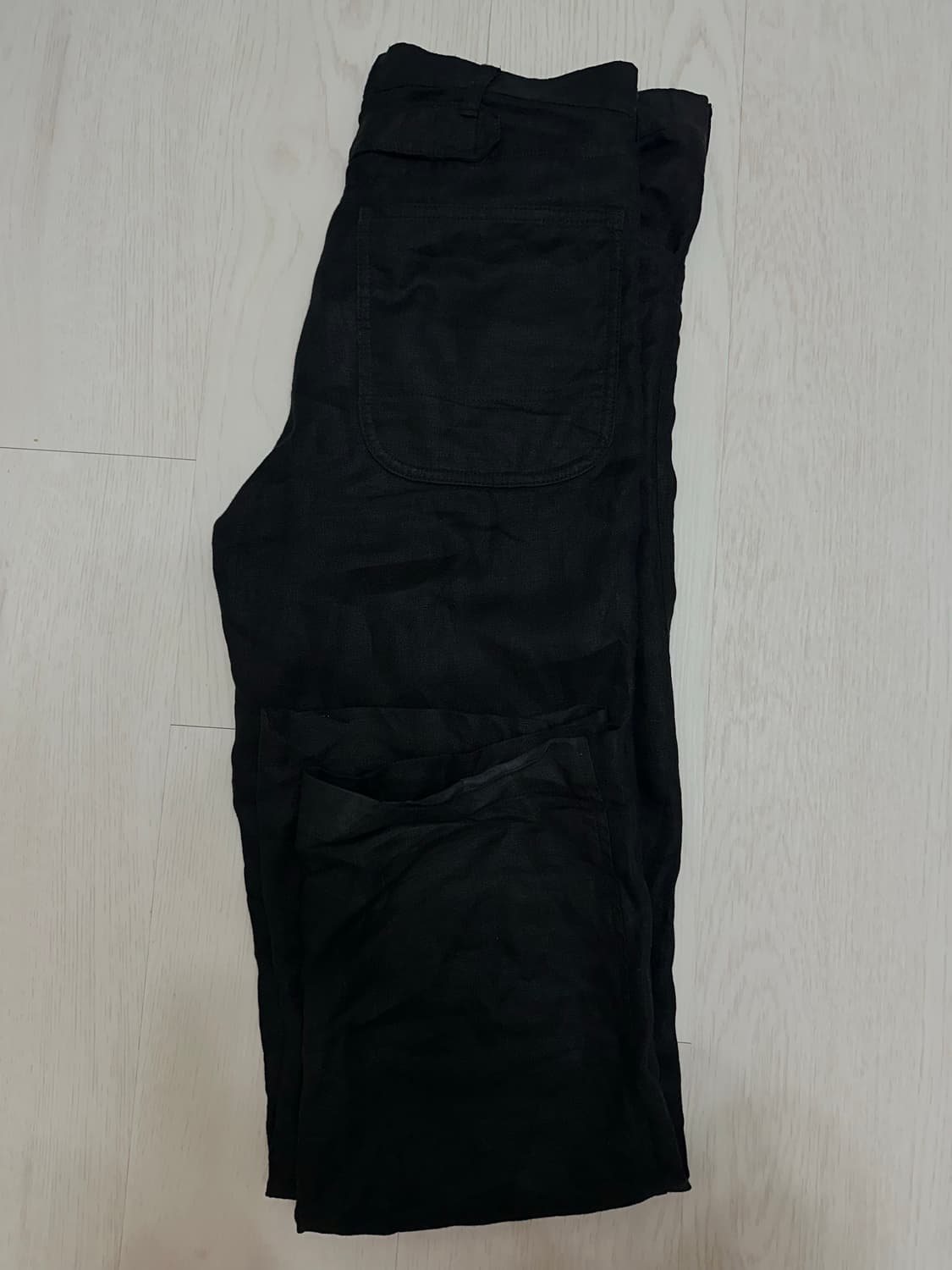 [M] 꼼데가르송 옴므 린넨 신치백 팬츠 상품이미지3