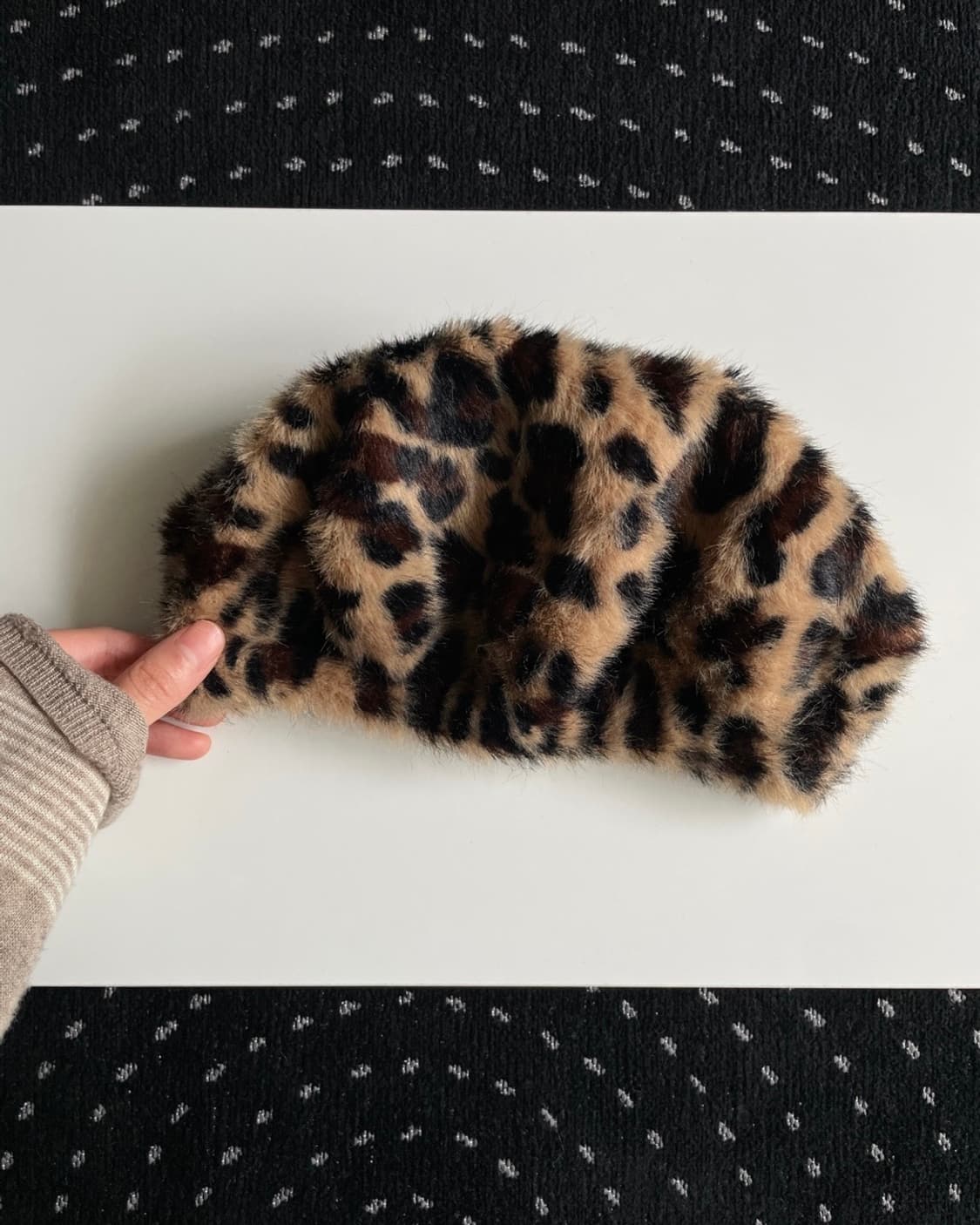leopard beret 상품이미지1