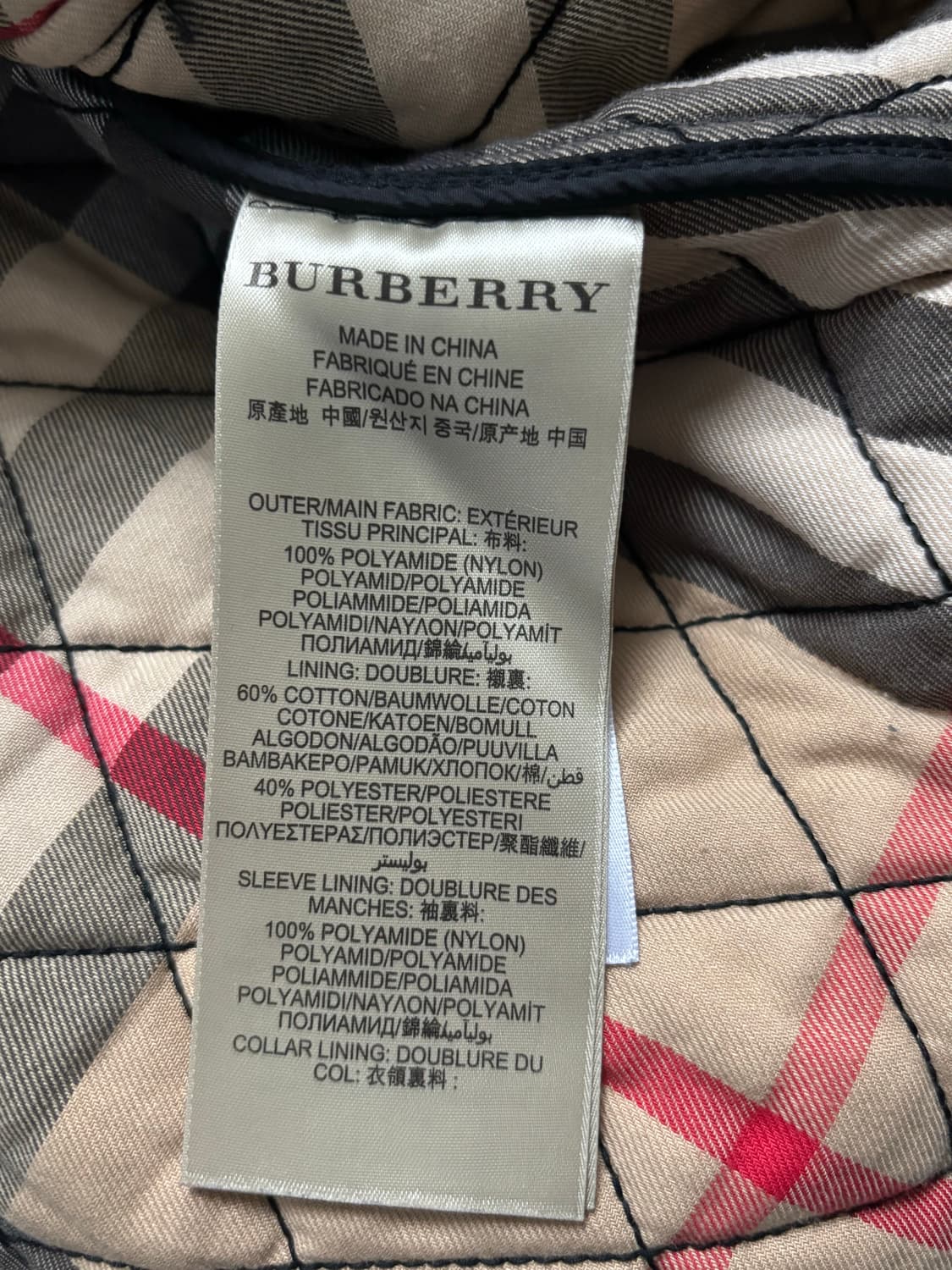 Burberry brit 버버리 브릿 퀄팅 자켓  상품이미지7