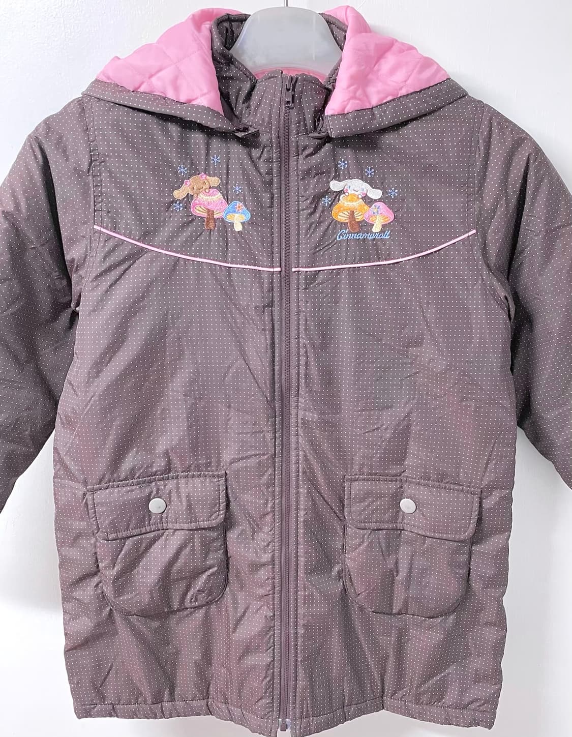 고전 산리오 시나모롤 모카 도트 자켓 점퍼 메조피아노 상품이미지1