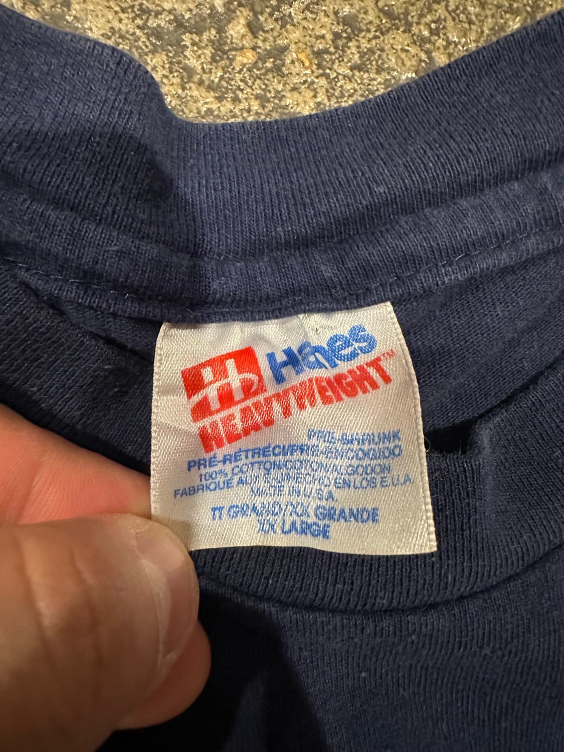 빈티지 90s 조지타운 대학 호야스 티셔츠 상품이미지5