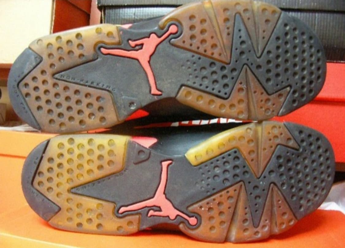 나이키 에어 조던6  블랙 인프라레드 250 상품이미지6