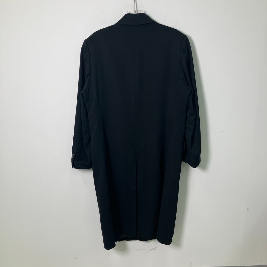 피에르 발망 블랙 캐시미어 히든 싱글 코트  상품이미지2