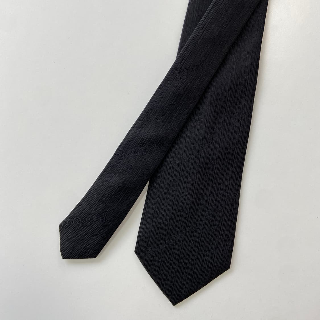 피에르가르뎅 (Pierre Cardin)명품정품 블랙넥타이 7.8cm 상품이미지3