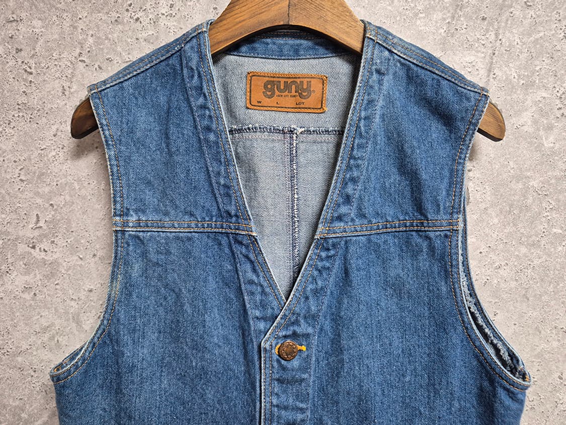 GUNY  데님 베스트 (Made In Japan) 상품이미지3