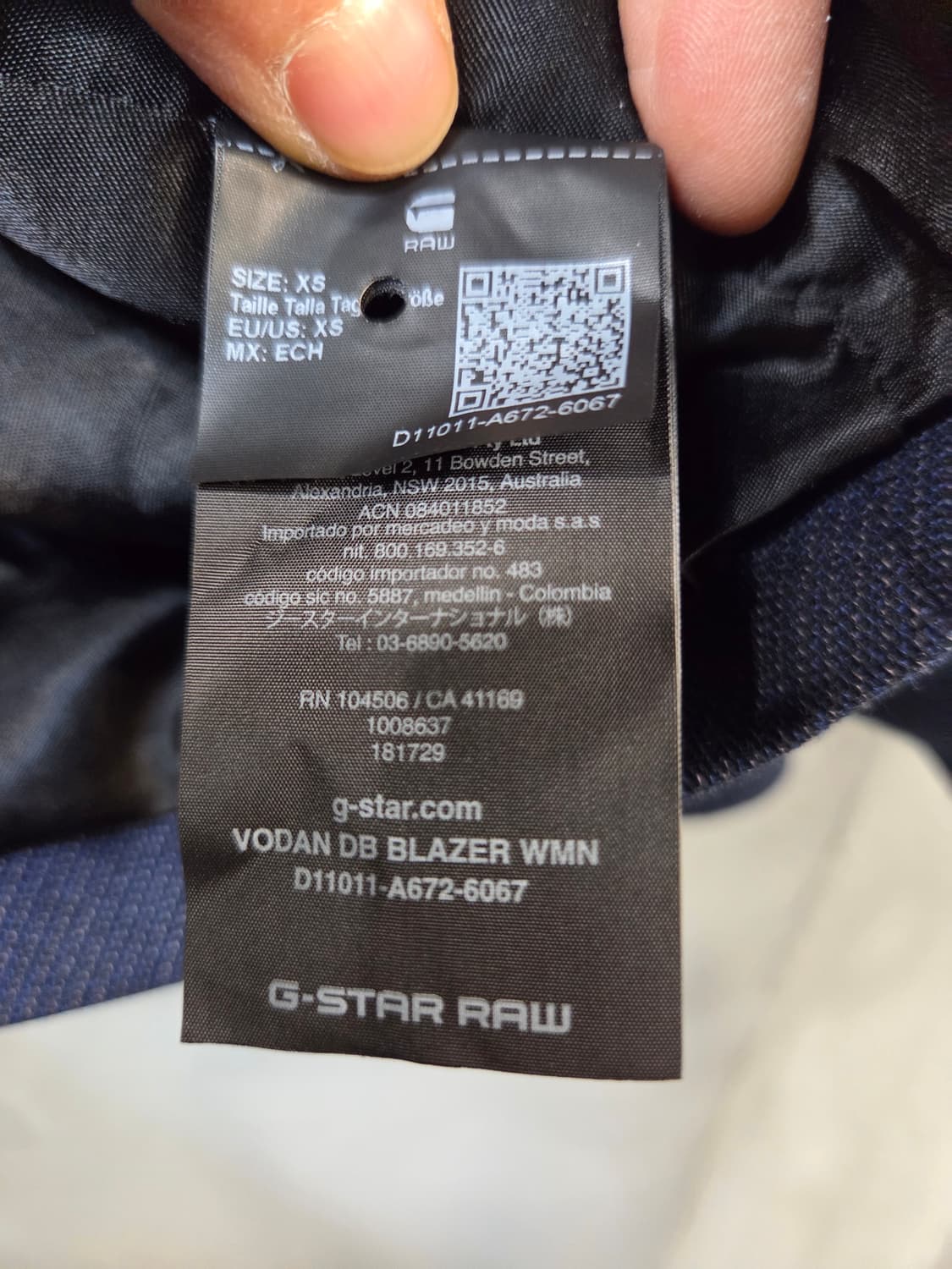 G-Star Raw 더블 브레스트 여성 자켓(XS) 상품이미지6