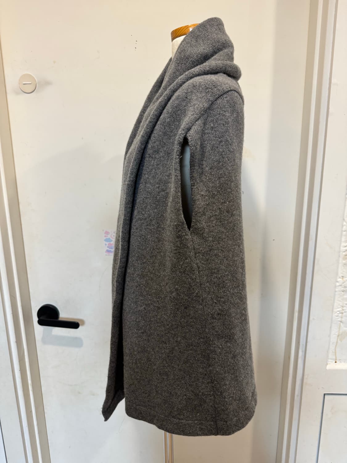 Bucolique 비꼴리끄 숄카라 니트 베스트 상품이미지6