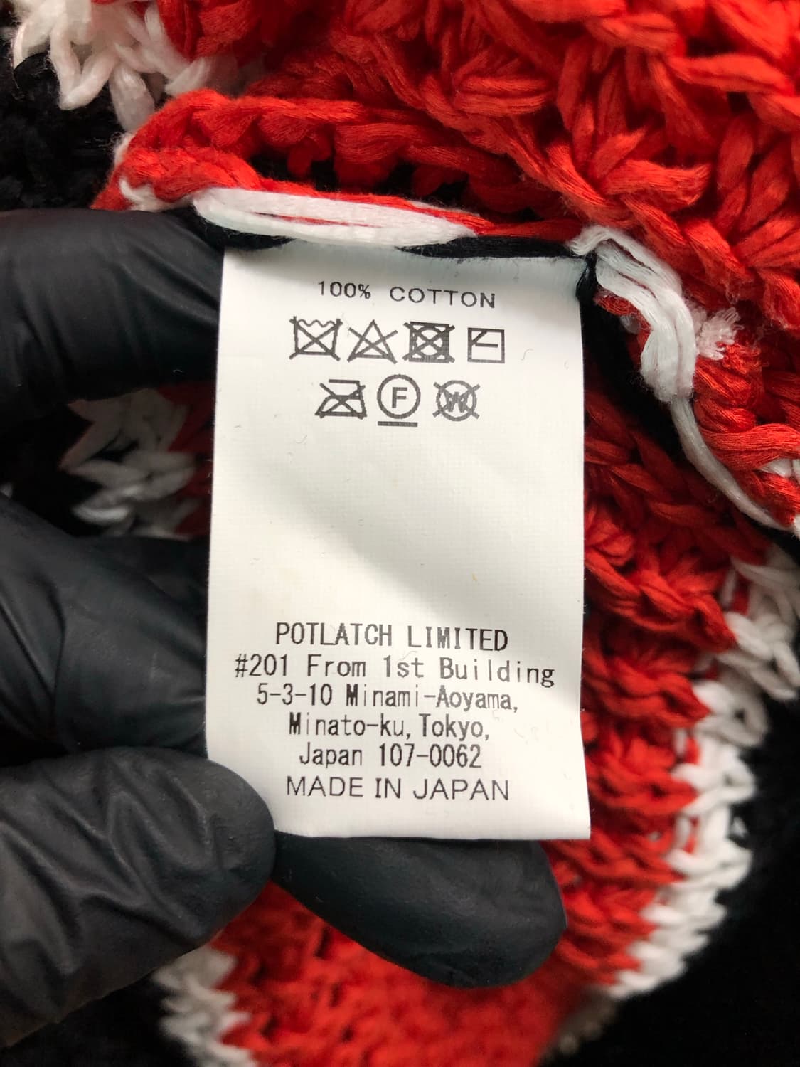 [L] 카브엠트 루즈 와플 니트 레드 상품이미지6