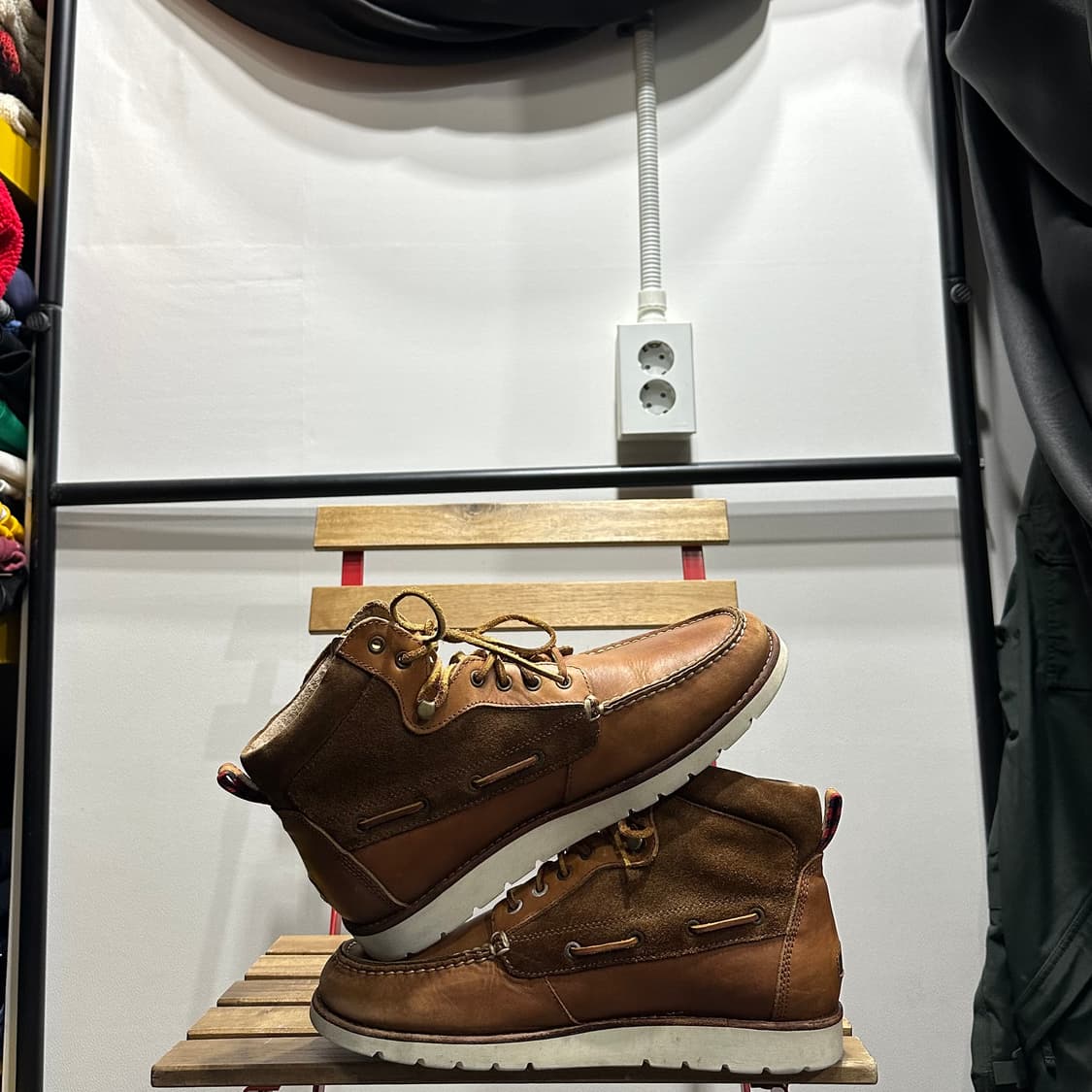 10D 280) 폴로 랄프로렌 부츠 Leather 레더 부츠 워커 상품이미지7