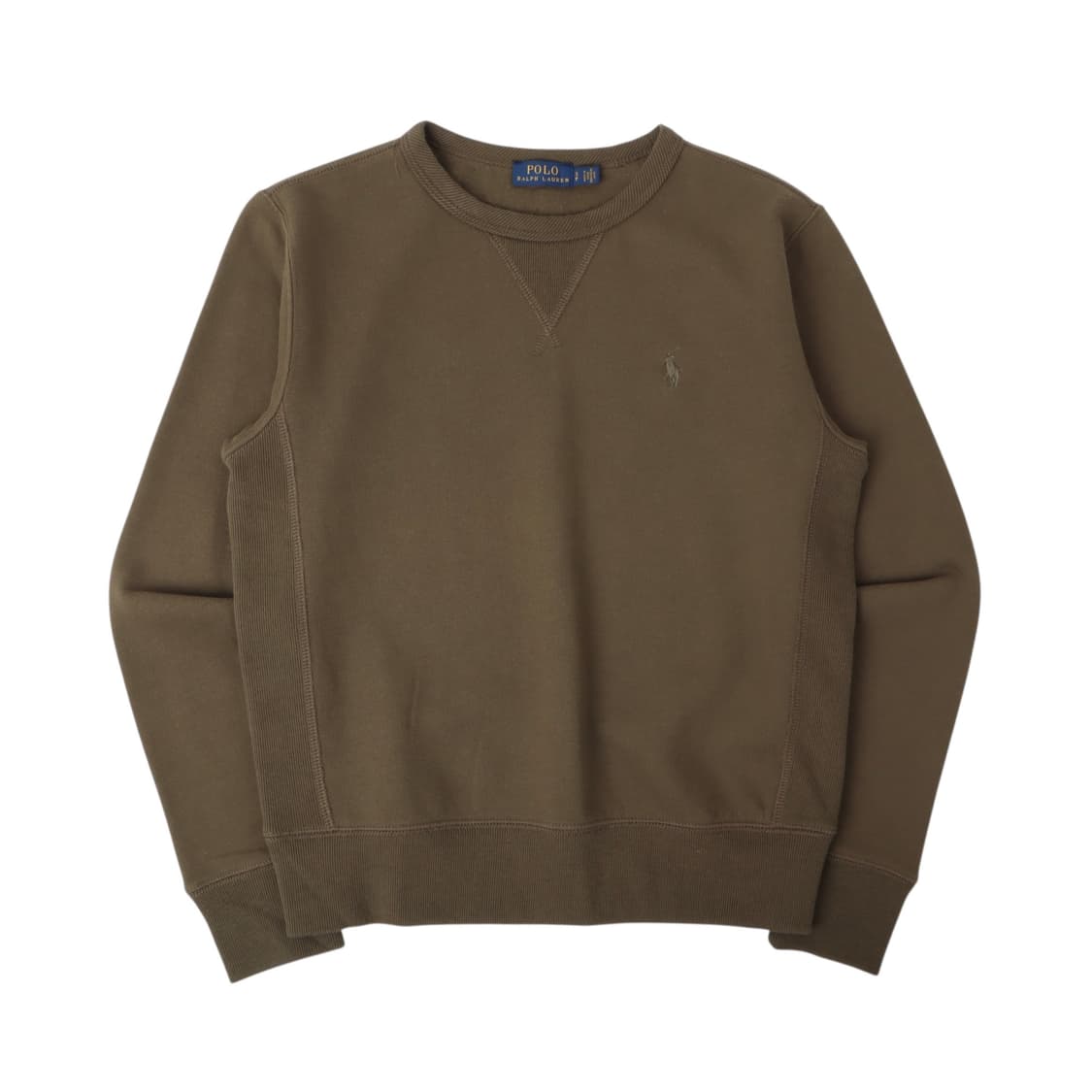 폴로 랄프로렌 카키 크루넥 스웻셔츠 상품이미지1