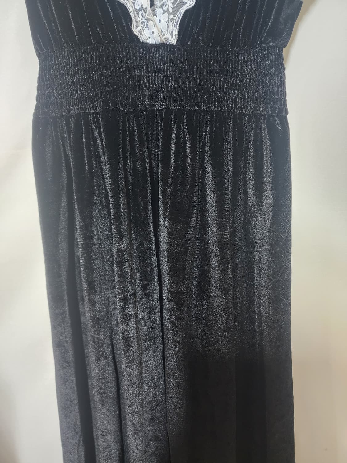 레이스 벨벳 나시 롱원피스 상품이미지3