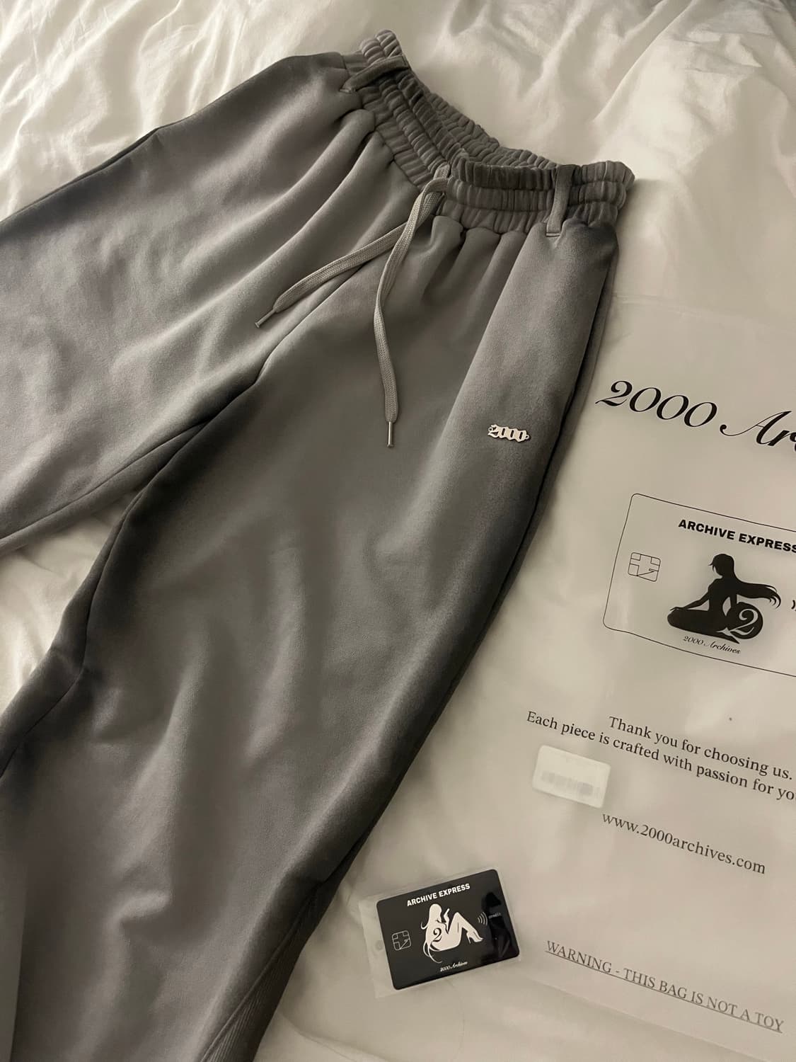 *무료배송/2000아카이브스 MOSS WASHED SWEATPANTS 상품이미지1