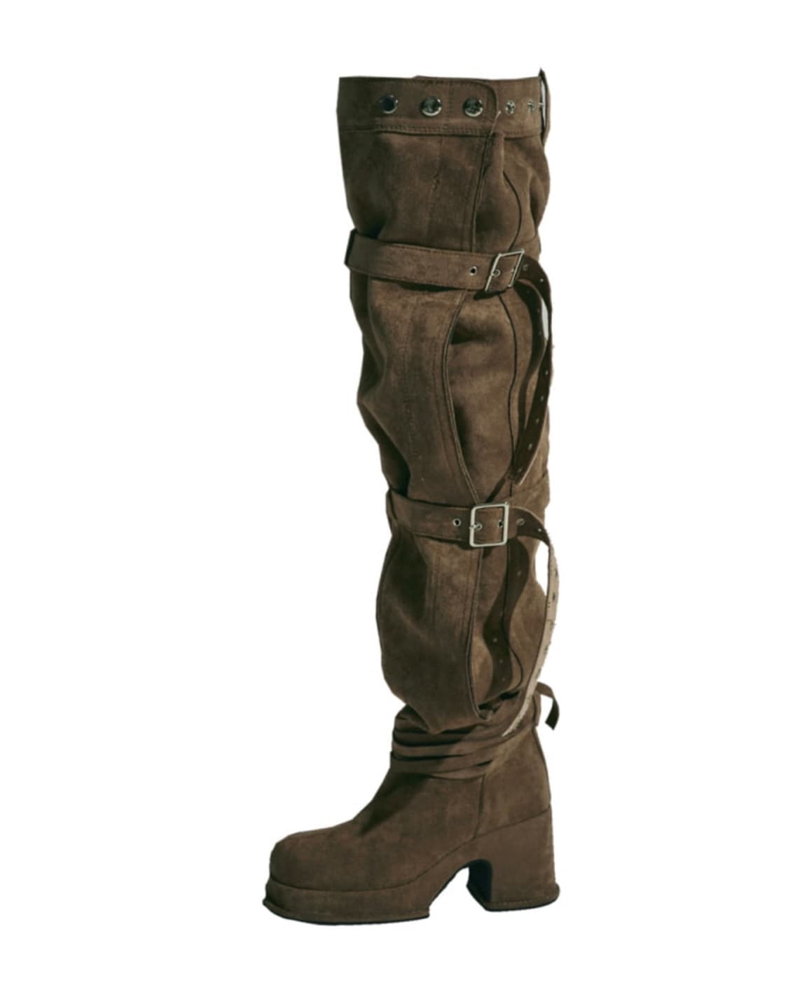 게이트리스 버클 싸이하이 부츠 상품이미지3