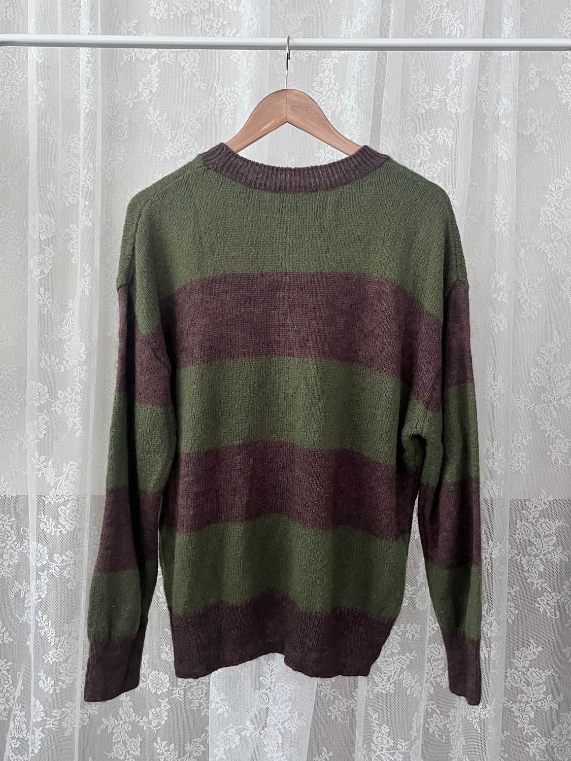 F) 리올그 REORG 드로 비비드 스트라이프 니트 상품이미지2