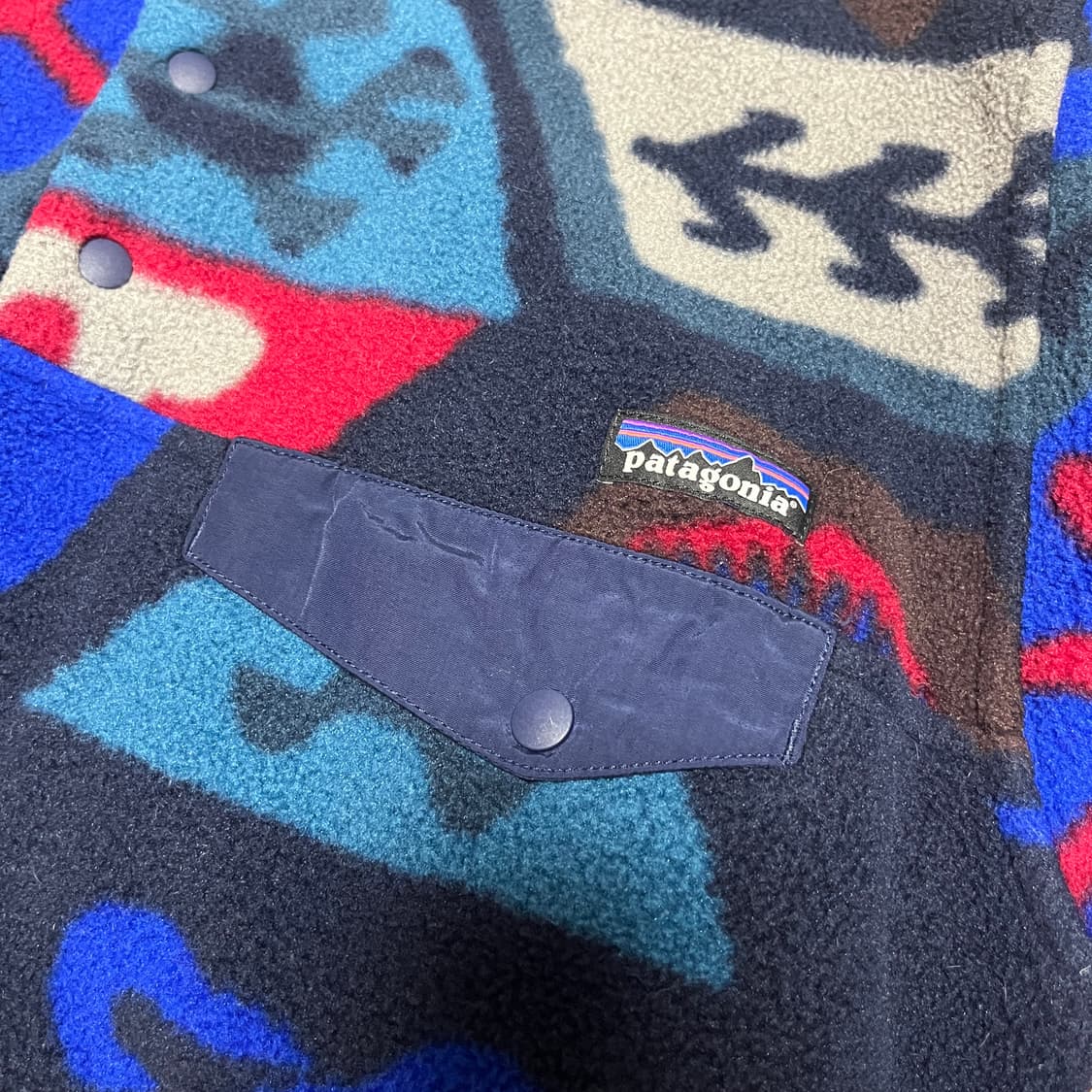 파타고니아 신칠라 아즈텍 패턴 스냅티 M 상품이미지3
