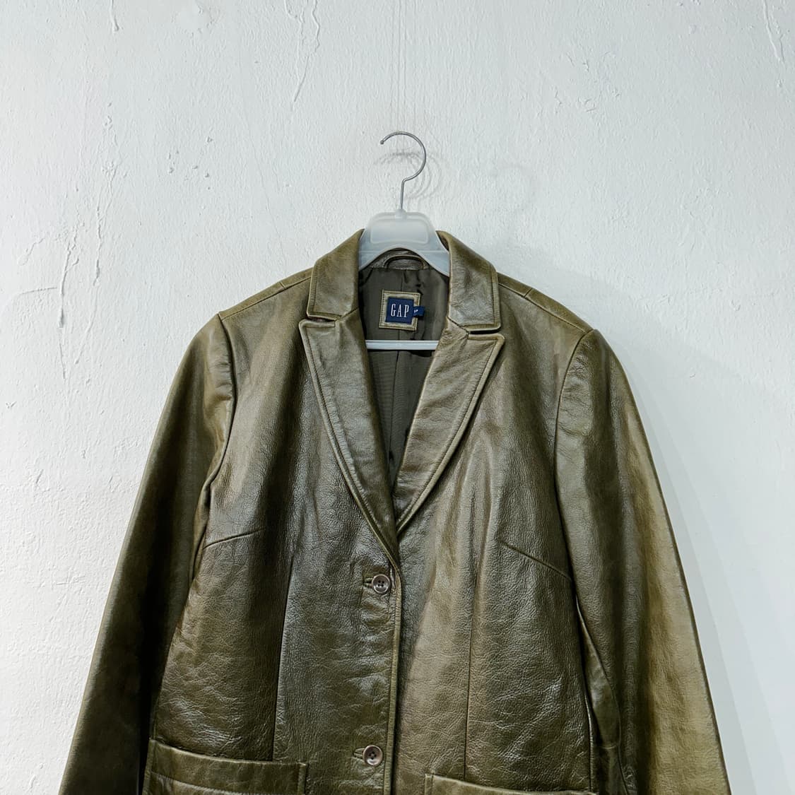 올드갭 레더 가죽자켓 여성S 상품이미지2