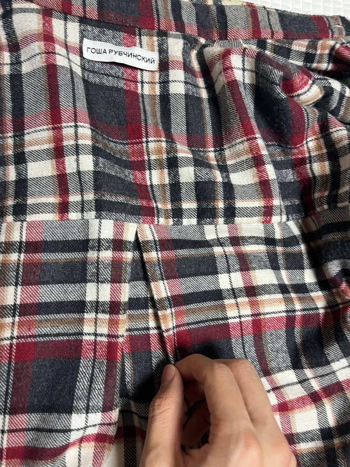 [S] 고샤 루브친스키 17FW 플란넬 체크 셔츠 상품이미지4